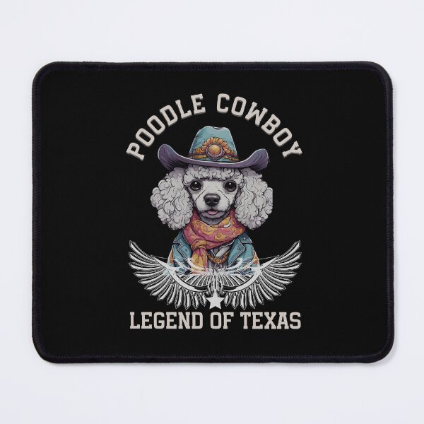 Item preview, Poodle cowboy designed and sold by VibeStyleShop.