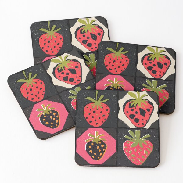 Item preview, Strawberry Diamond Collection Risograph Print designed and sold by KokoroCreations.