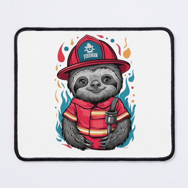 Item preview, Baby Sloth Fireman designed and sold by likbatonboot.