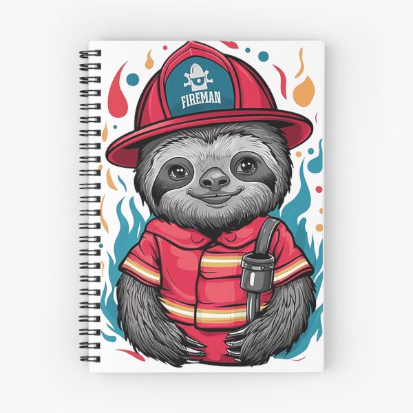 Item preview, Baby Sloth Fireman designed and sold by likbatonboot.