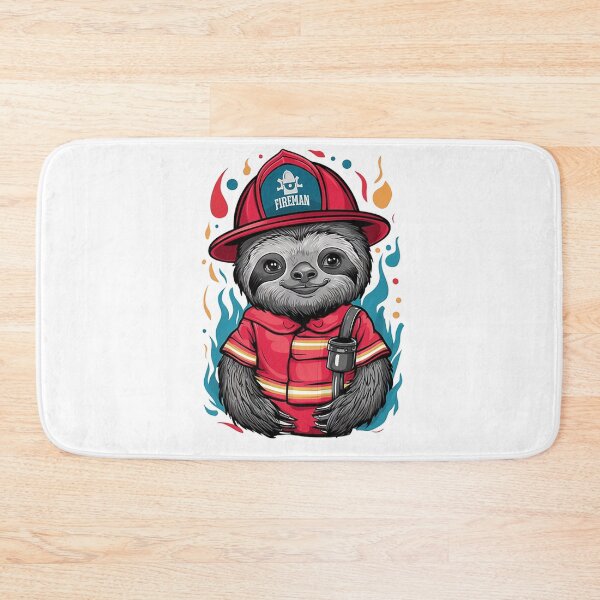 Item preview, Baby Sloth Fireman designed and sold by likbatonboot.