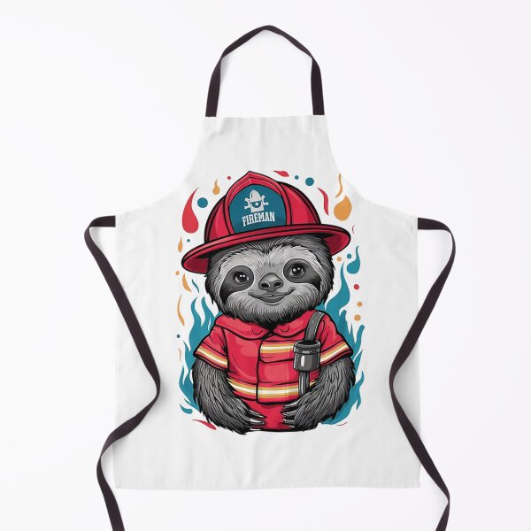 Item preview, Baby Sloth Fireman designed and sold by likbatonboot.