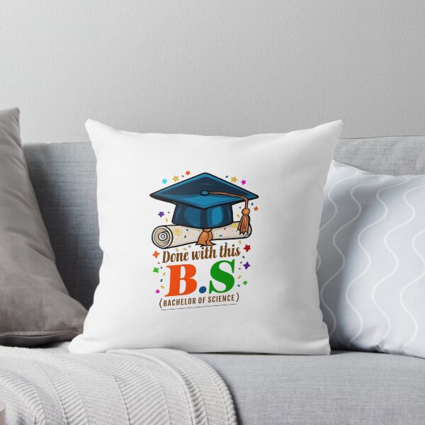 Item preview, Done With This BS Bachelor of Science GRADUATION designed and sold by DoodlrMob.