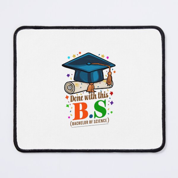 Item preview, Done With This BS Bachelor of Science GRADUATION designed and sold by DoodlrMob.