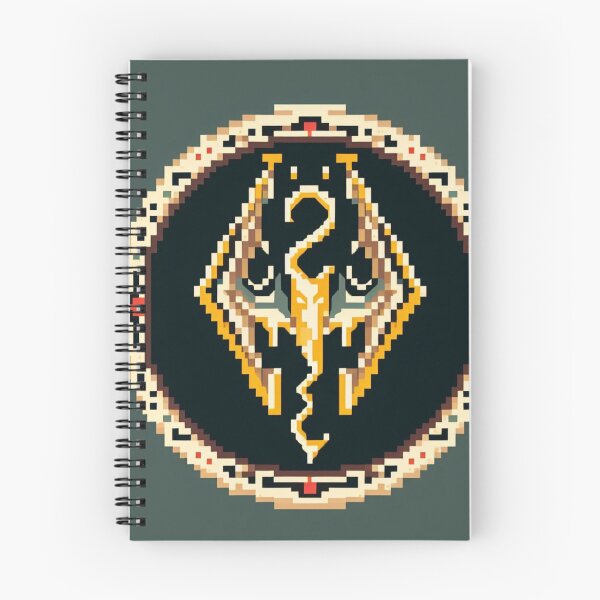 Item preview, Skyrim Golden Game Logo designed and sold by Jake-Carter0.