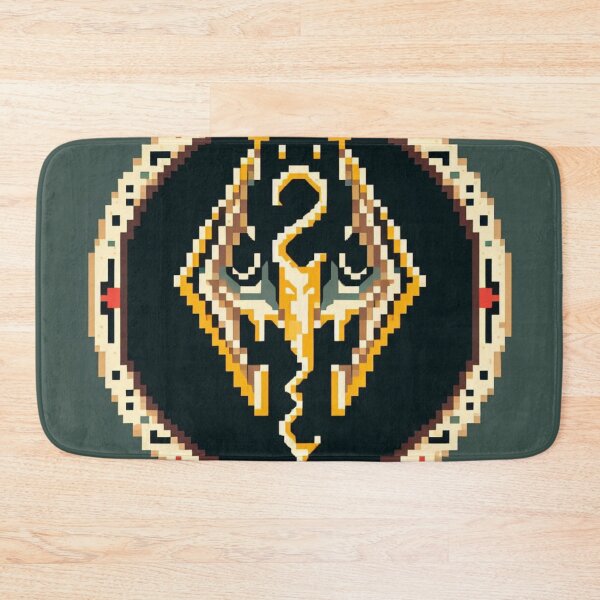 Item preview, Skyrim Golden Game Logo designed and sold by Jake-Carter0.