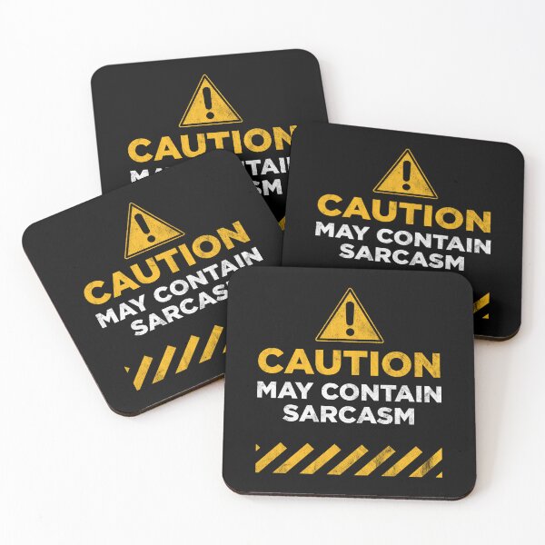 Item preview, Caution may contain sarcasm designed and sold by PaulSDesign.