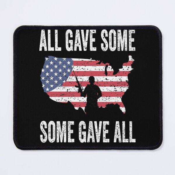 Item preview, Military Memorial Day All Gave Some Soldier USA Flag 4th of july designed and sold by BOUCHERIT amine.