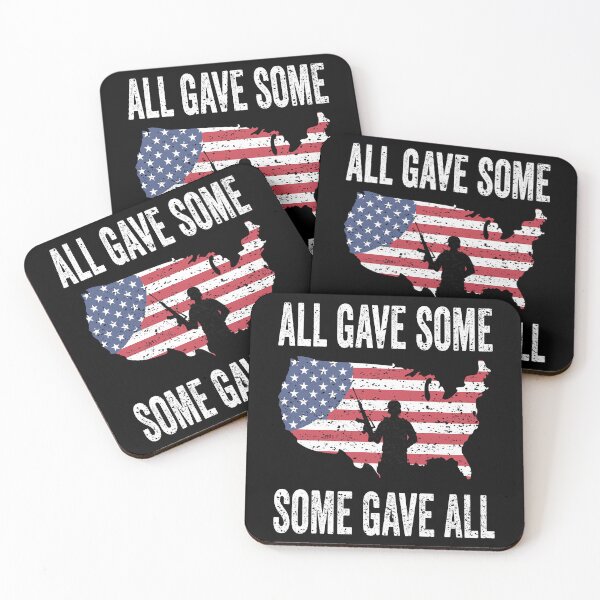 Item preview, Military Memorial Day All Gave Some Soldier USA Flag 4th of july designed and sold by BOUCHERIT amine.