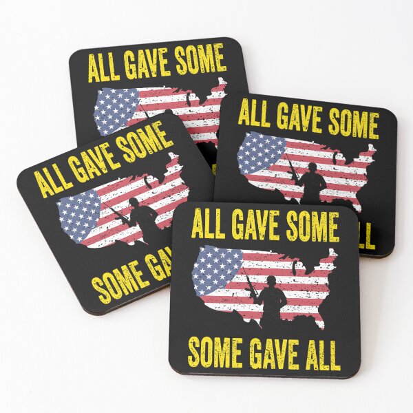 Item preview, Military Memorial Day All Gave Some Soldier USA Flag 4th of july designed and sold by BOUCHERIT amine.