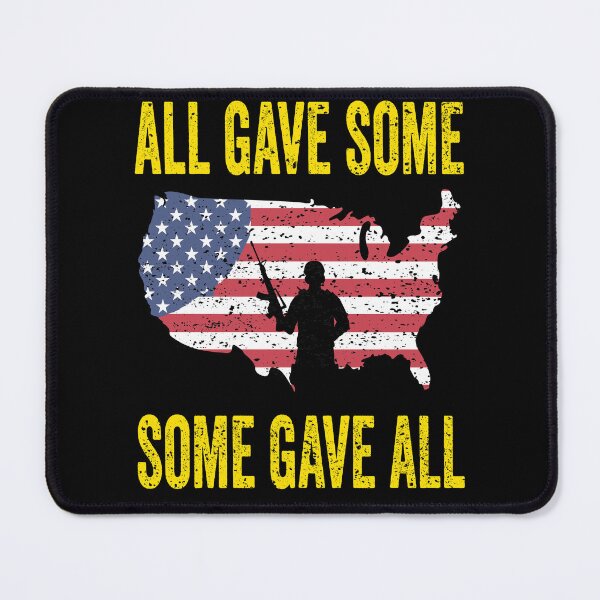 Item preview, Military Memorial Day All Gave Some Soldier USA Flag 4th of july designed and sold by BOUCHERIT amine.