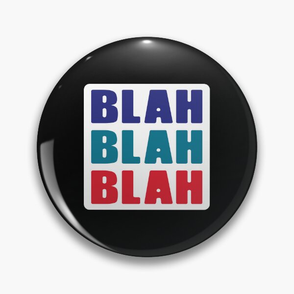 Item preview, blah blah blah sticker designed and sold by robnoble.