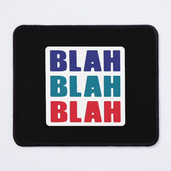 Item preview, blah blah blah sticker designed and sold by robnoble.
