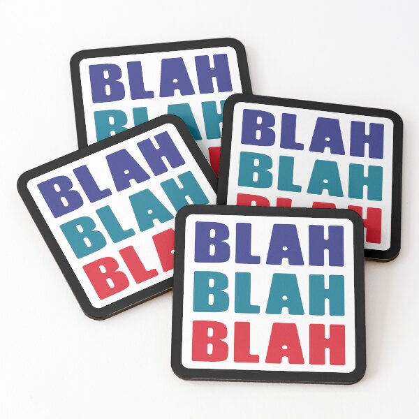 Item preview, blah blah blah sticker designed and sold by robnoble.
