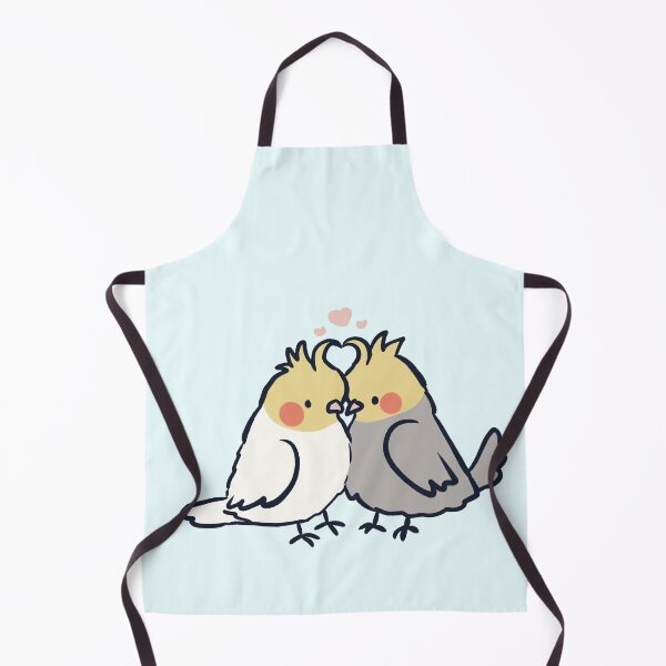 Item preview, cockatiel birds in love designed and sold by Artofmayara.