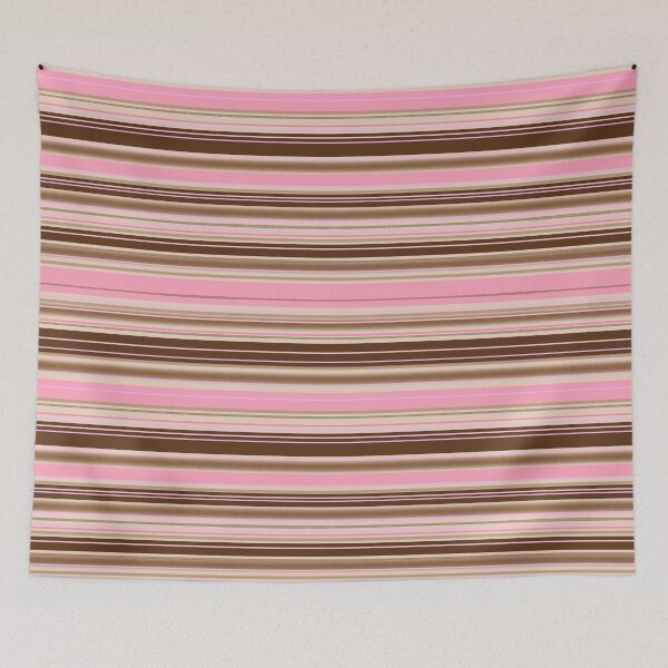 Item preview, Pink and Brown Mixed Stripes  designed and sold by JaygiesDesign.