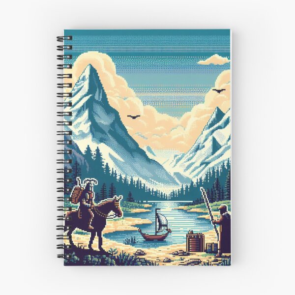 Item preview, Skyrim Mountains Pixel Art designed and sold by Jake-Carter0.