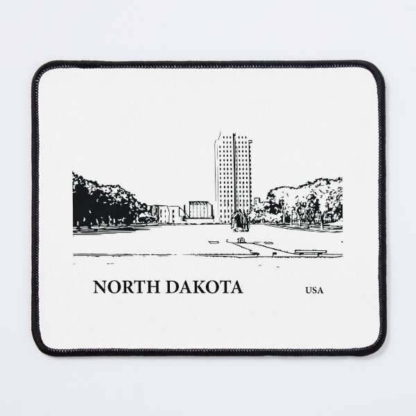 Item preview, North Dakota State USA designed and sold by Lakeric Cityscapes.