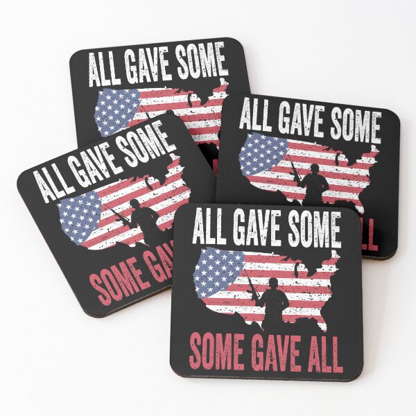 Item preview, Military Memorial Day All Gave Some Soldier USA Flag 4th of july designed and sold by BOUCHERIT amine.