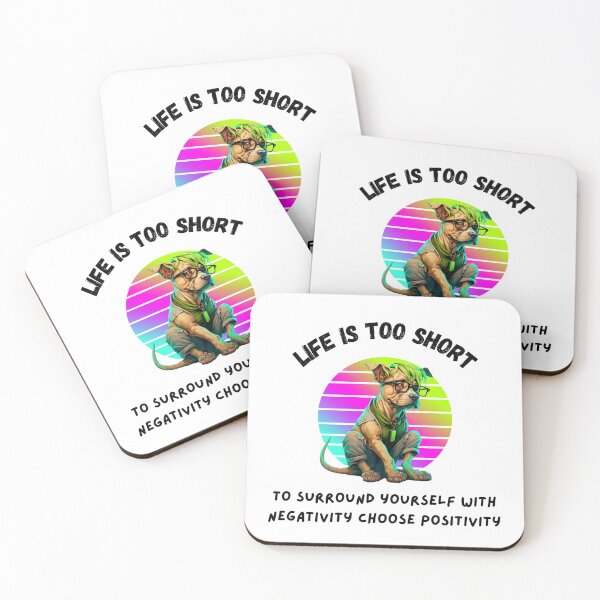 Item preview, Cute Doggo Glasses Rainbow Life is too short designed and sold by IssaraStudio.