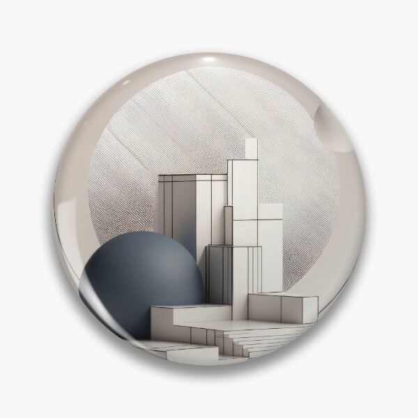 Item preview, minimalist futuristic alien landscape surreal abstract scene designed and sold by SunkenCost.