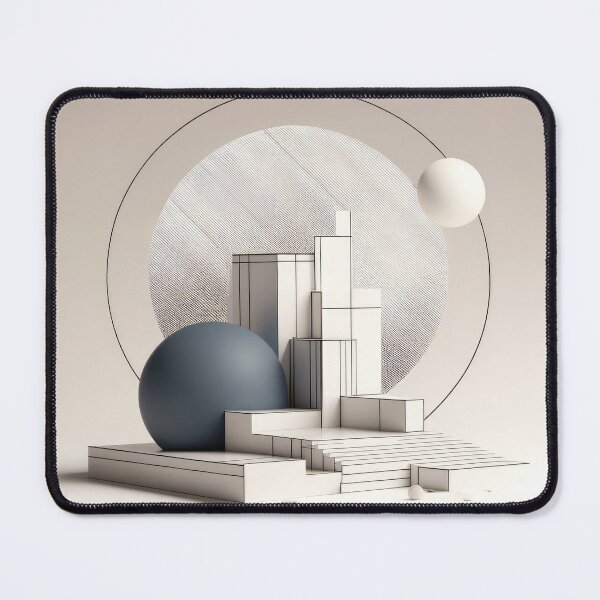 Item preview, minimalist futuristic alien landscape surreal abstract scene designed and sold by SunkenCost.