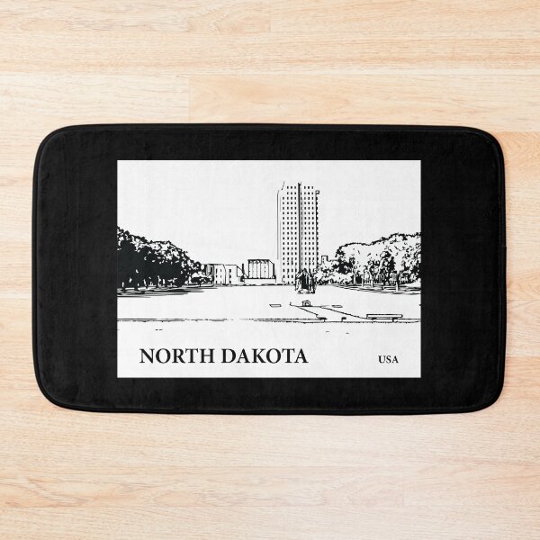 Item preview, North Dakota State USA designed and sold by Lakeric Cityscapes.