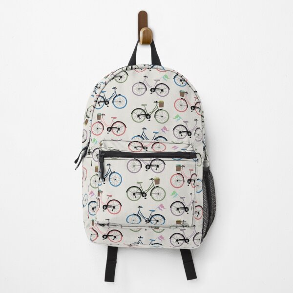 Item preview, Lovely Little Bikes - Summer Bike Rides Colorful - Pink, Blue, Green, Pink designed and sold by GenAumonier.