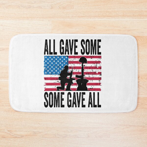Item preview, Military Memorial Day All Gave Some Soldier USA Flag 4th of july designed and sold by BOUCHERIT amine.
