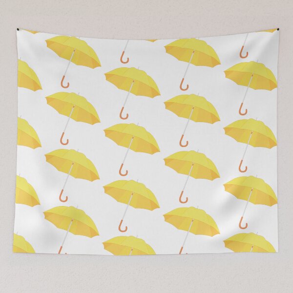 Item preview, Lovely Runner Yellow Umbrella designed and sold by Irene Gómez.