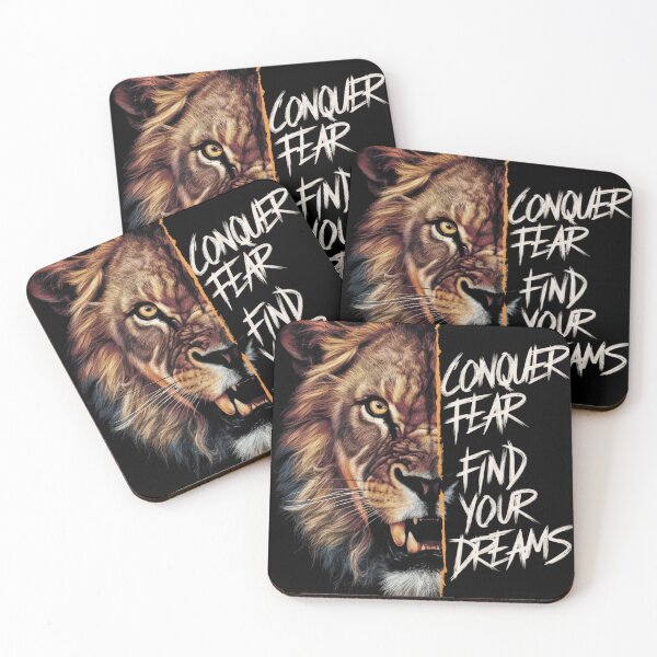 Item preview, Conquer Fear, Find Your Dreams designed and sold by ArtisticAvenue6.
