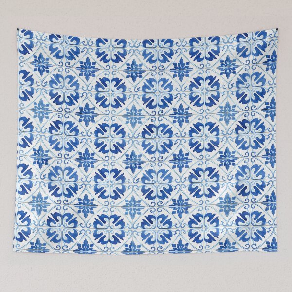 Artikelvorschau, Blaue Mosaikfliesen, Sizilien inspiriert, Mediterrane Fliesen entworfen und verkauft von MariaMarinova.
