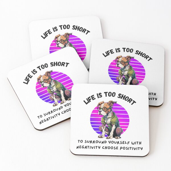 Item preview, Strong Pittbull Glasses Rainbow Life is too short designed and sold by IssaraStudio.