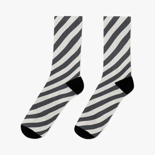 Item preview, Diagonal Black and White Stripes Pattern designed and sold by kallyfactory.