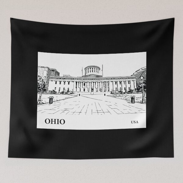 Artikelvorschau, Ohio-Staat USA entworfen und verkauft von Lakeric Cityscapes.