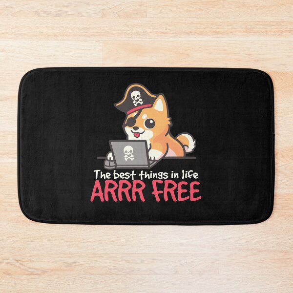 Item preview, Web pirate dog shiba  designed and sold by NemiMakeit.