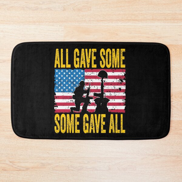 Item preview, Military Memorial Day All Gave Some Soldier USA Flag 4th of july designed and sold by BOUCHERIT amine.