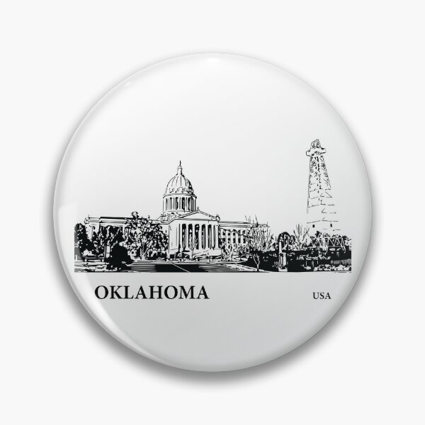 Item preview, Oklahoma State USA designed and sold by Lakeric Cityscapes.
