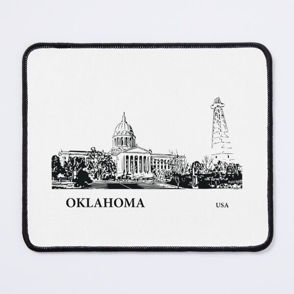 Item preview, Oklahoma State USA designed and sold by Lakeric Cityscapes.