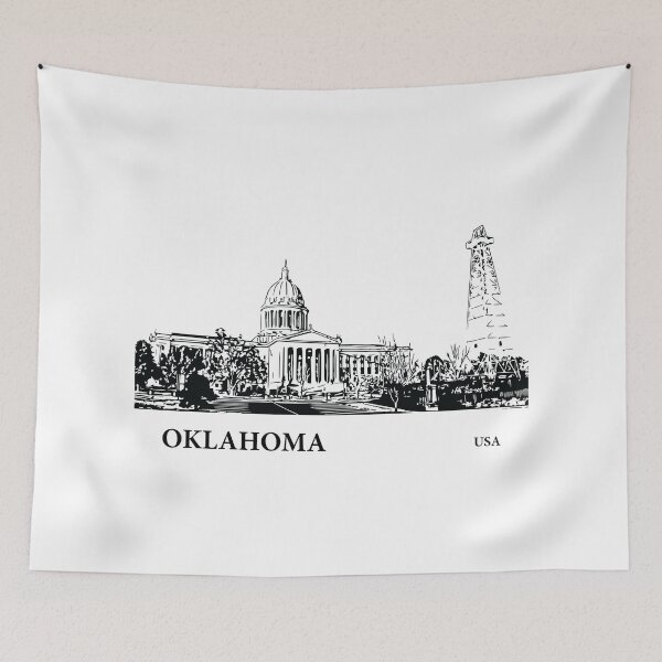 Item preview, Oklahoma State USA designed and sold by Lakeric Cityscapes.