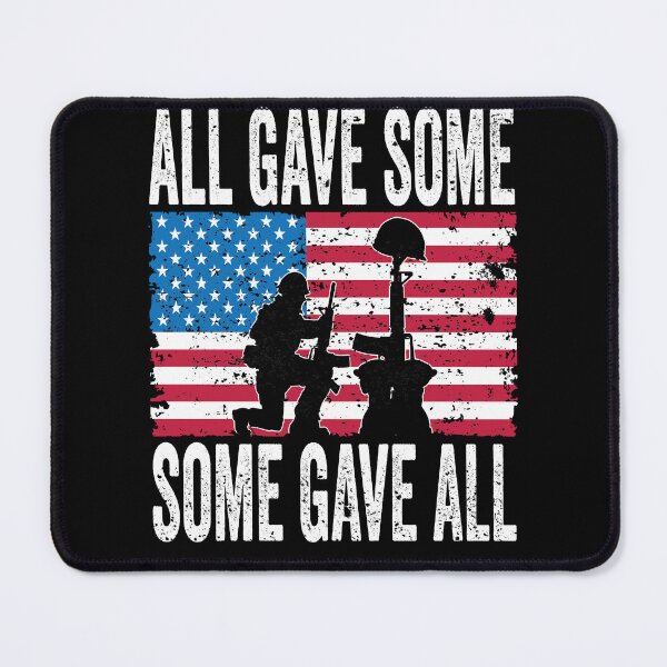 Item preview, Military Memorial Day All Gave Some Soldier USA Flag 4th of july designed and sold by BOUCHERIT amine.