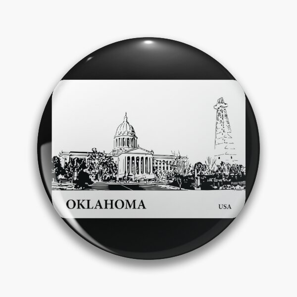 Item preview, Oklahoma State USA designed and sold by Lakeric Cityscapes.