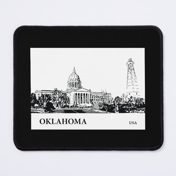 Item preview, Oklahoma State USA designed and sold by Lakeric Cityscapes.