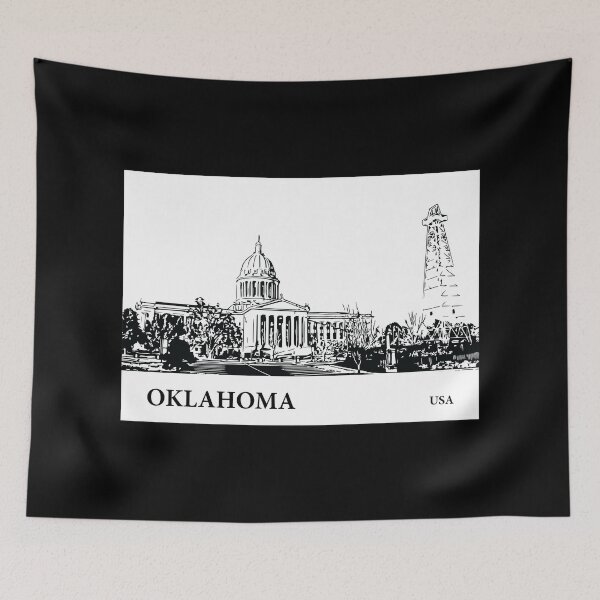 Item preview, Oklahoma State USA designed and sold by Lakeric Cityscapes.