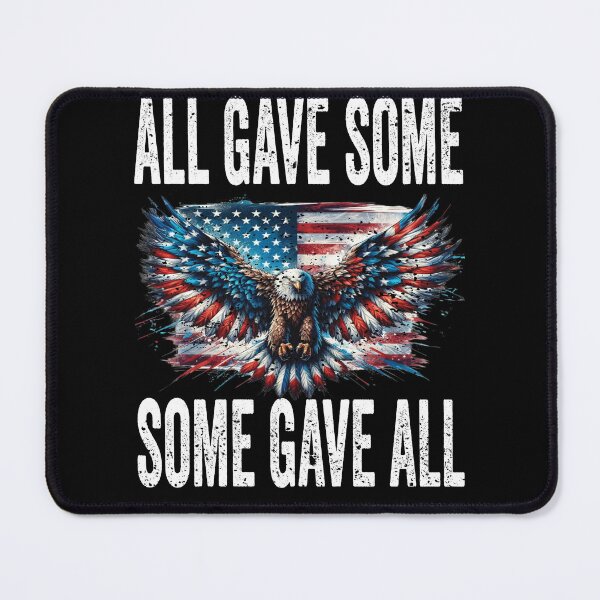 Item preview, Military Memorial Day All Gave Some Soldier USA Flag 4th of july designed and sold by BOUCHERIT amine.