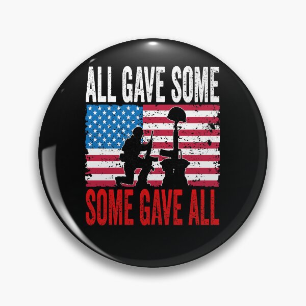 Item preview, Military Memorial Day All Gave Some Soldier USA Flag 4th of july designed and sold by BOUCHERIT amine.