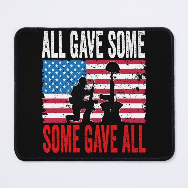 Item preview, Military Memorial Day All Gave Some Soldier USA Flag 4th of july designed and sold by BOUCHERIT amine.