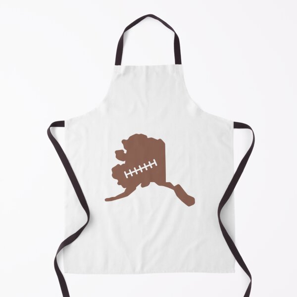 Item preview, Alaska State Outline Football Stitch designed and sold by US States Merch.