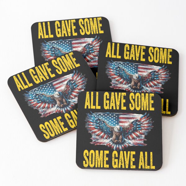 Item preview, Military Memorial Day All Gave Some Soldier USA Flag 4th of july designed and sold by BOUCHERIT amine.