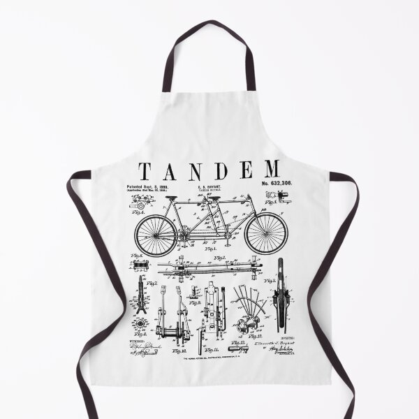 Item preview, Tandem Bicycle Cycling Cyclist Biker Bike Vintage Patent designed and sold by GrandeDuc.